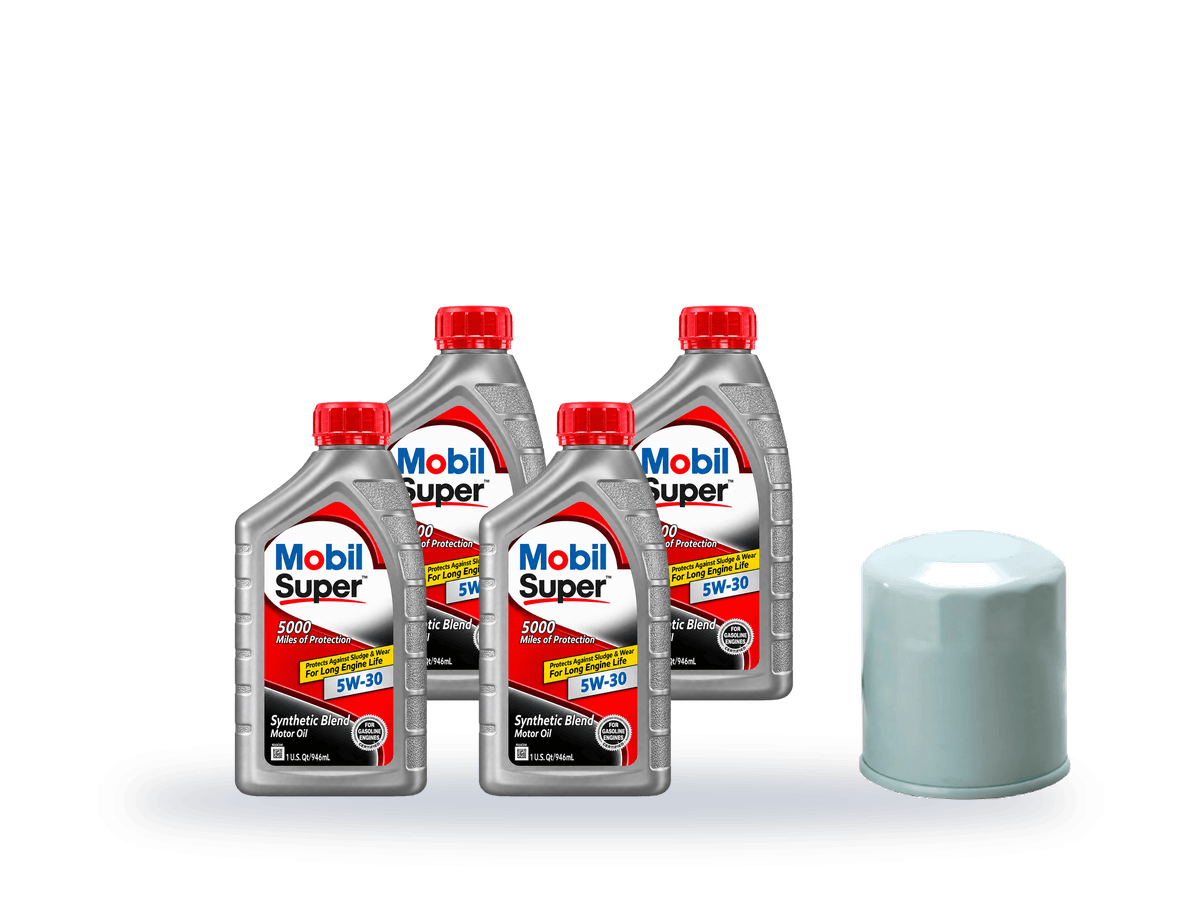 Aceite Mobil Semisintético 4 litros + Filtro de aceite sellado