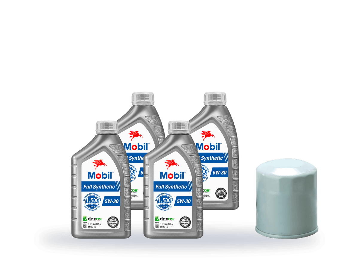 Aceite Mobil Sintético 100% 4 litros + Filtro de aceite sellado